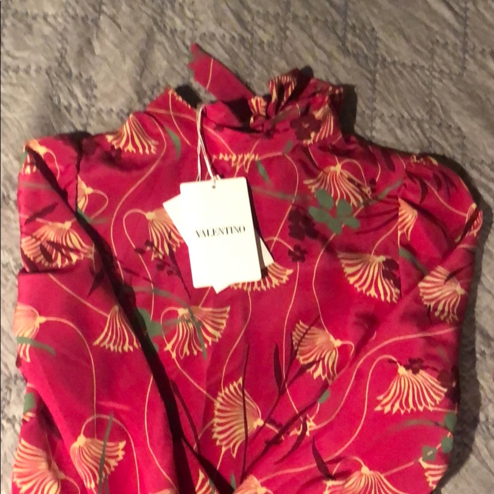 Splendid Rose colour 100% Silk VALENTINO tea dress